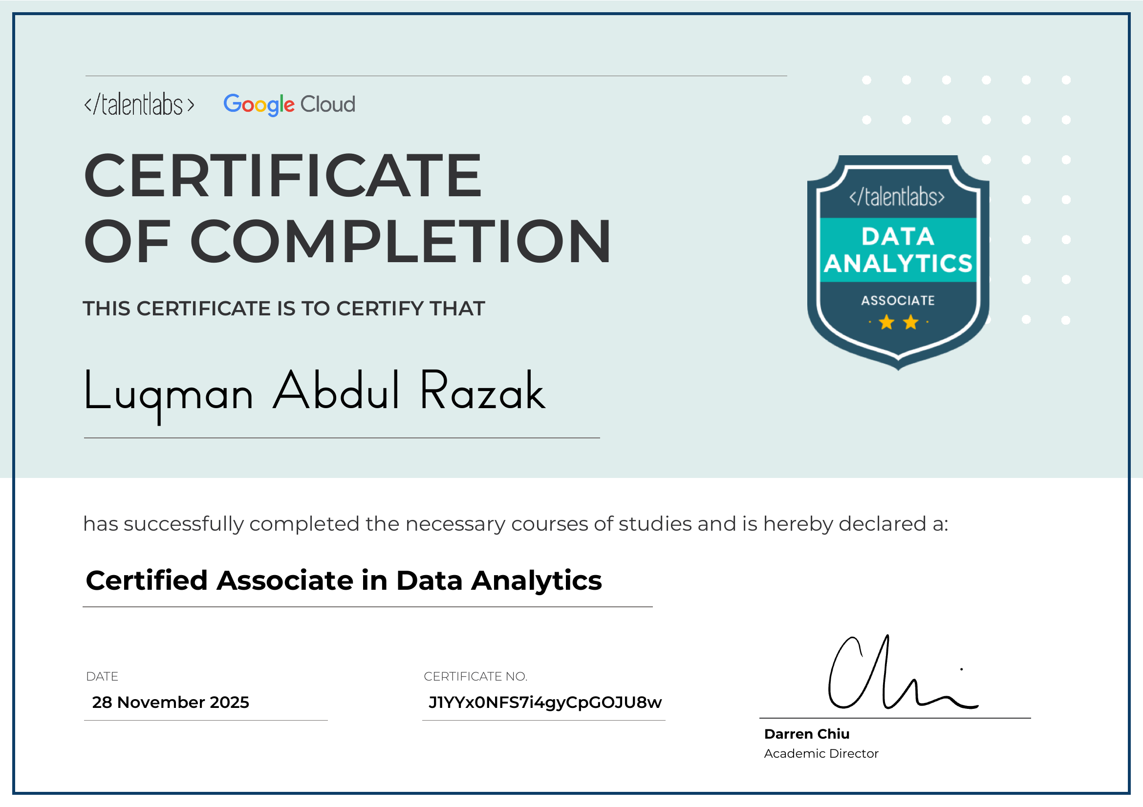 Certificate not found certificate
